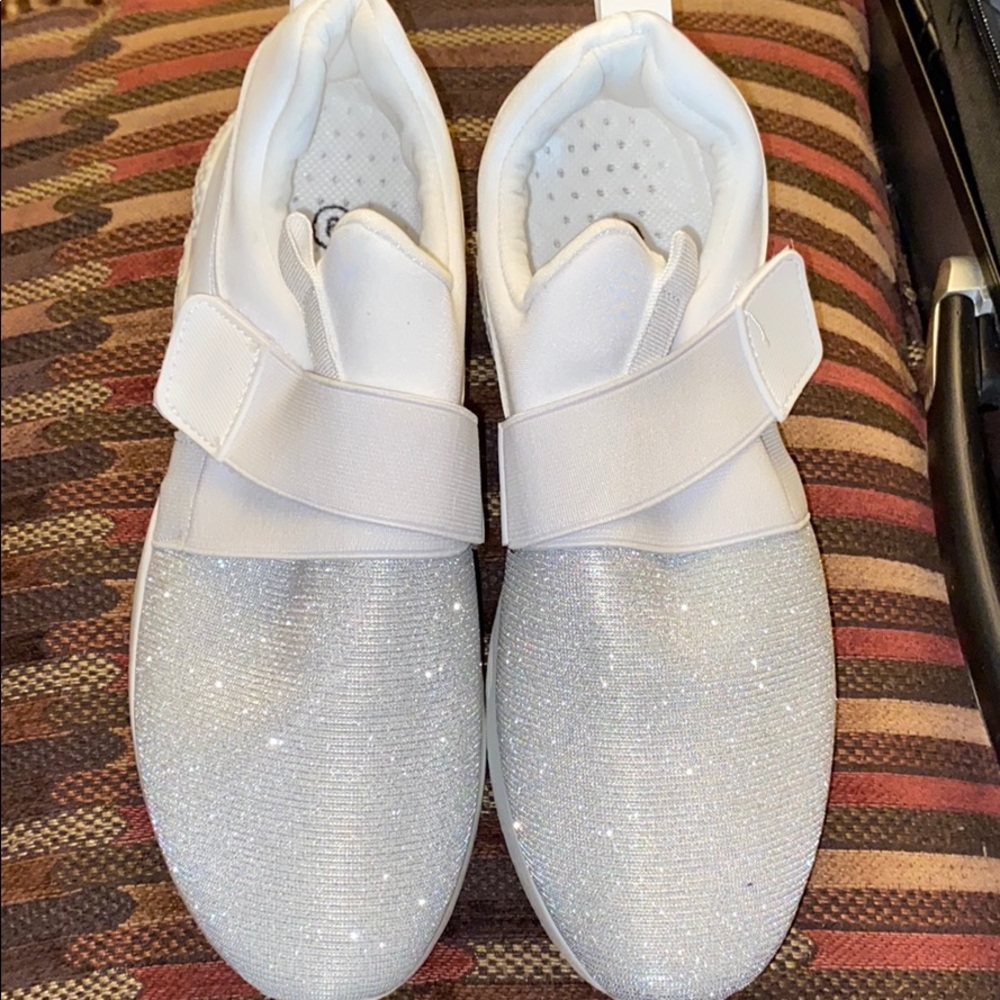 White sneakers